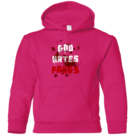 Sweatshirts Heliconia / YS God hates fangs Youth Hoodie