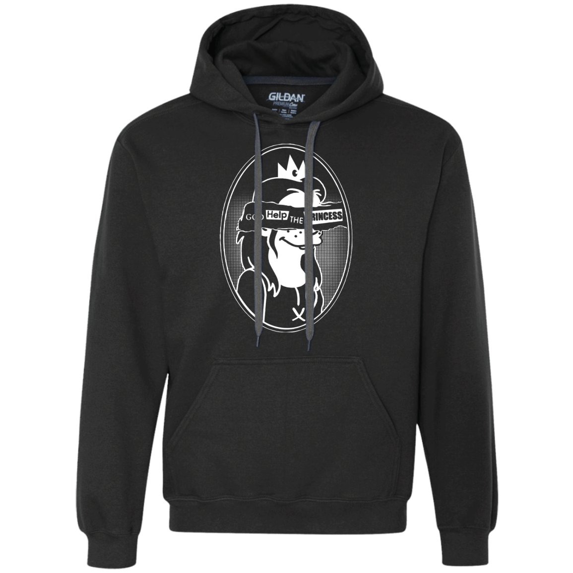 Sweatshirts Black / S God Help The Princess Premium Fleece Hoodie