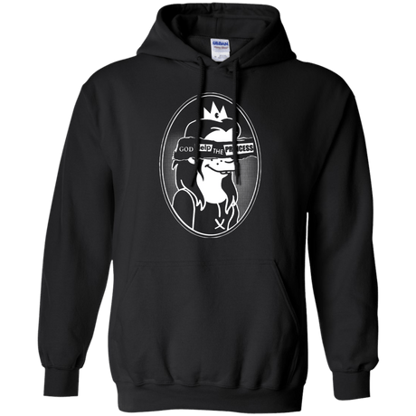 Sweatshirts Black / S God Help The Princess Pullover Hoodie