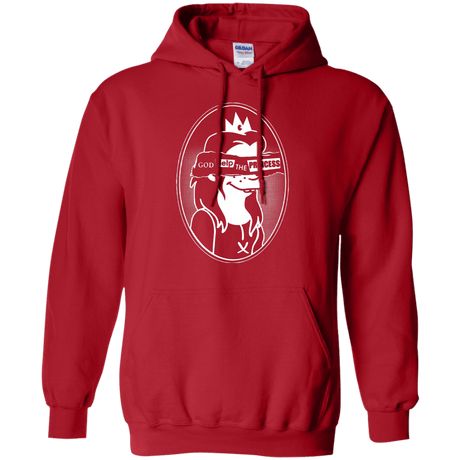 Sweatshirts Red / S God Help The Princess Pullover Hoodie