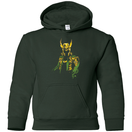 Sweatshirts Forest Green / YS God of Mischief Youth Hoodie