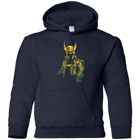 Sweatshirts Navy / YS God of Mischief Youth Hoodie