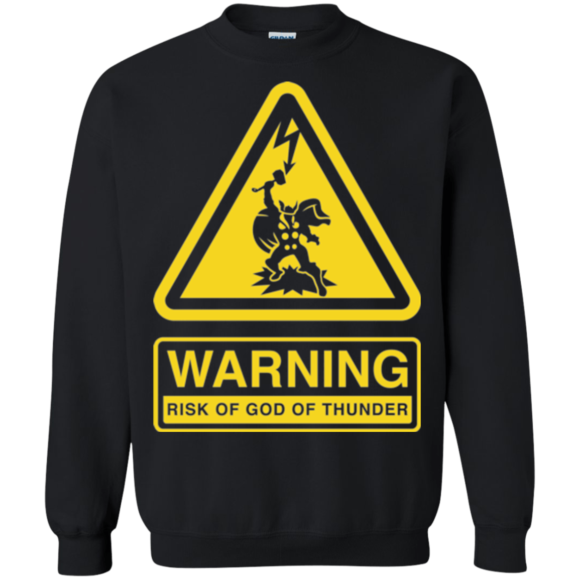 Sweatshirts Black / S God of Thunder Crewneck Sweatshirt
