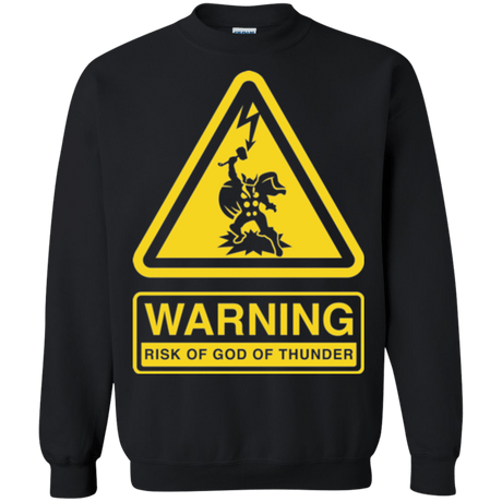 Sweatshirts Black / S God of Thunder Crewneck Sweatshirt
