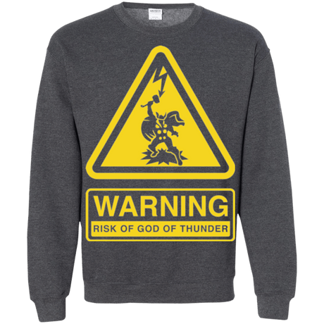 Sweatshirts Dark Heather / S God of Thunder Crewneck Sweatshirt