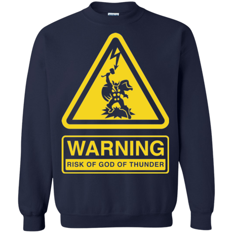 Sweatshirts Navy / S God of Thunder Crewneck Sweatshirt