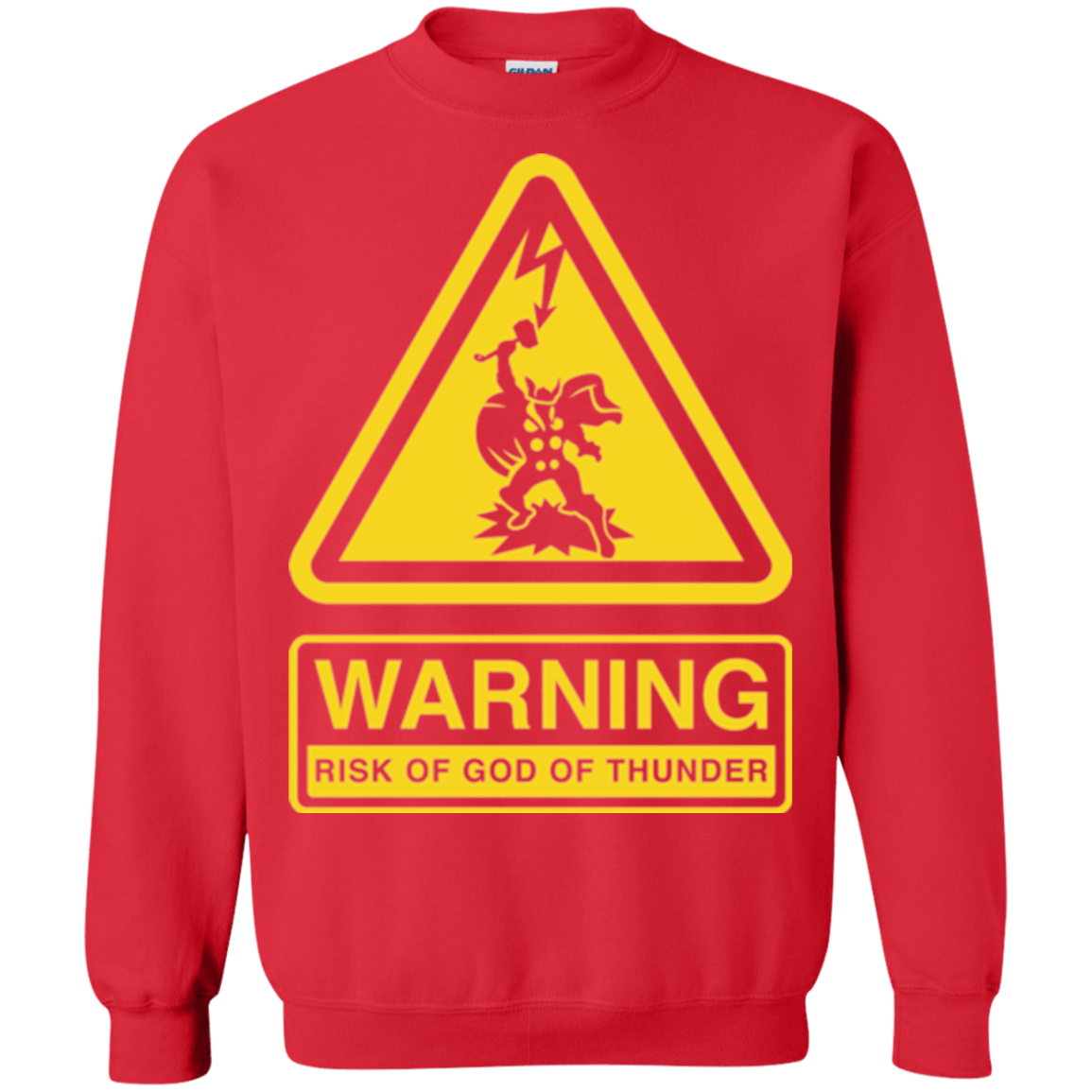Sweatshirts Red / S God of Thunder Crewneck Sweatshirt