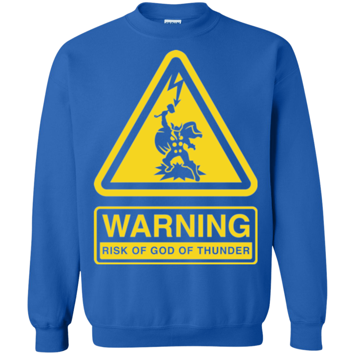 Sweatshirts Royal / S God of Thunder Crewneck Sweatshirt