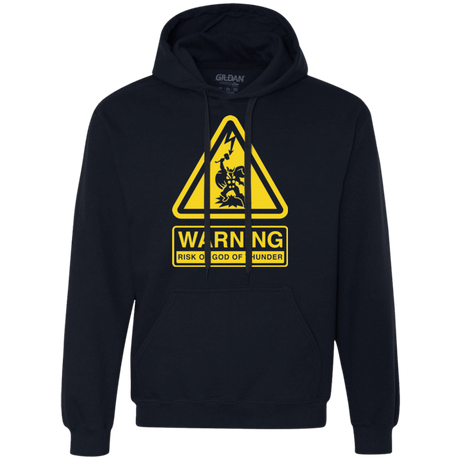 Sweatshirts Navy / S God of Thunder Premium Fleece Hoodie