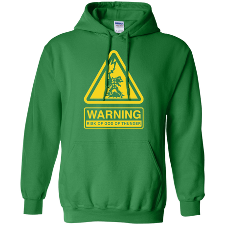 Sweatshirts Irish Green / S God of Thunder Pullover Hoodie