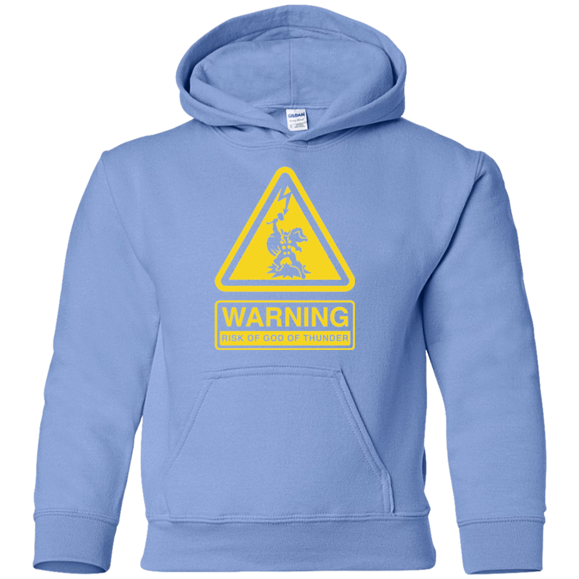 Sweatshirts Carolina Blue / YS God of Thunder Youth Hoodie