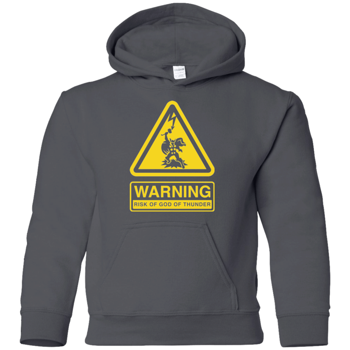 Sweatshirts Charcoal / YS God of Thunder Youth Hoodie