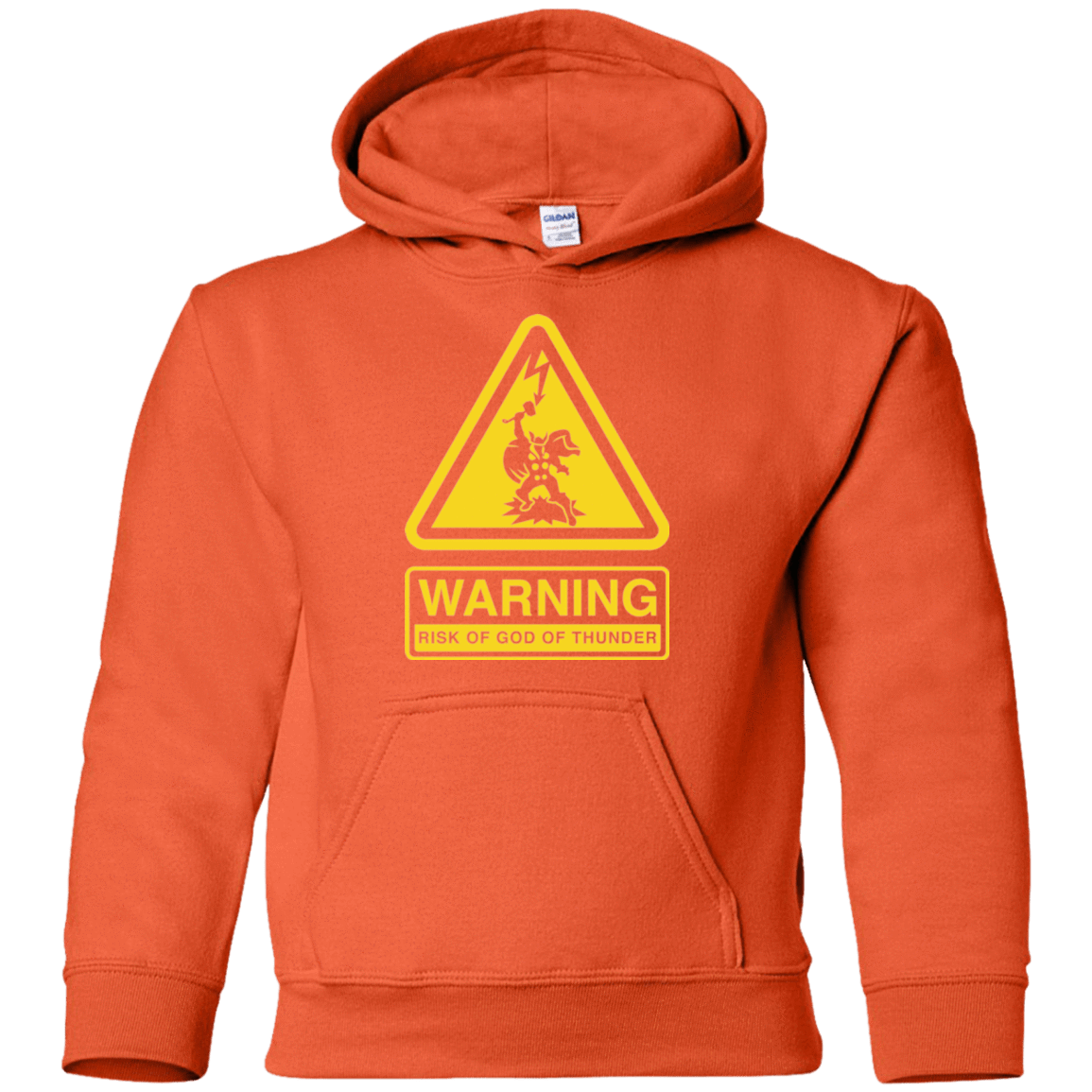 Sweatshirts Orange / YS God of Thunder Youth Hoodie