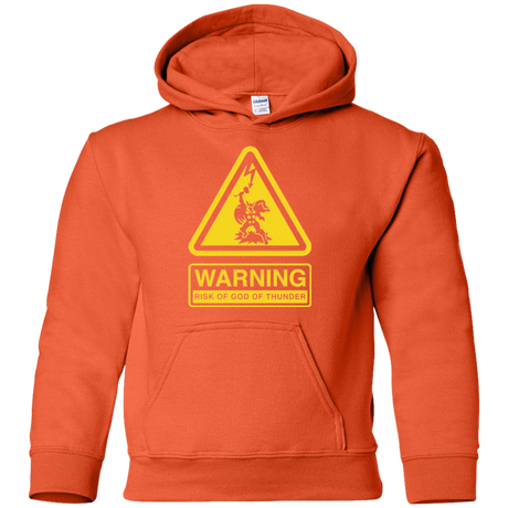 Sweatshirts Orange / YS God of Thunder Youth Hoodie