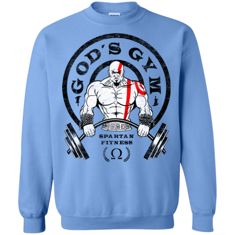 Sweatshirts Carolina Blue / Small God's Gym Crewneck Sweatshirt