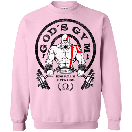 Sweatshirts Light Pink / Small God's Gym Crewneck Sweatshirt