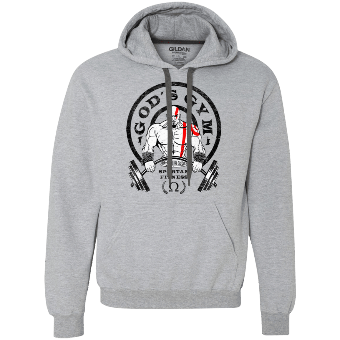 Sweatshirts Sport Grey / Small God's Gym Premium Fleece Hoodie
