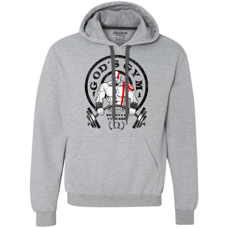 Sweatshirts Sport Grey / Small God's Gym Premium Fleece Hoodie