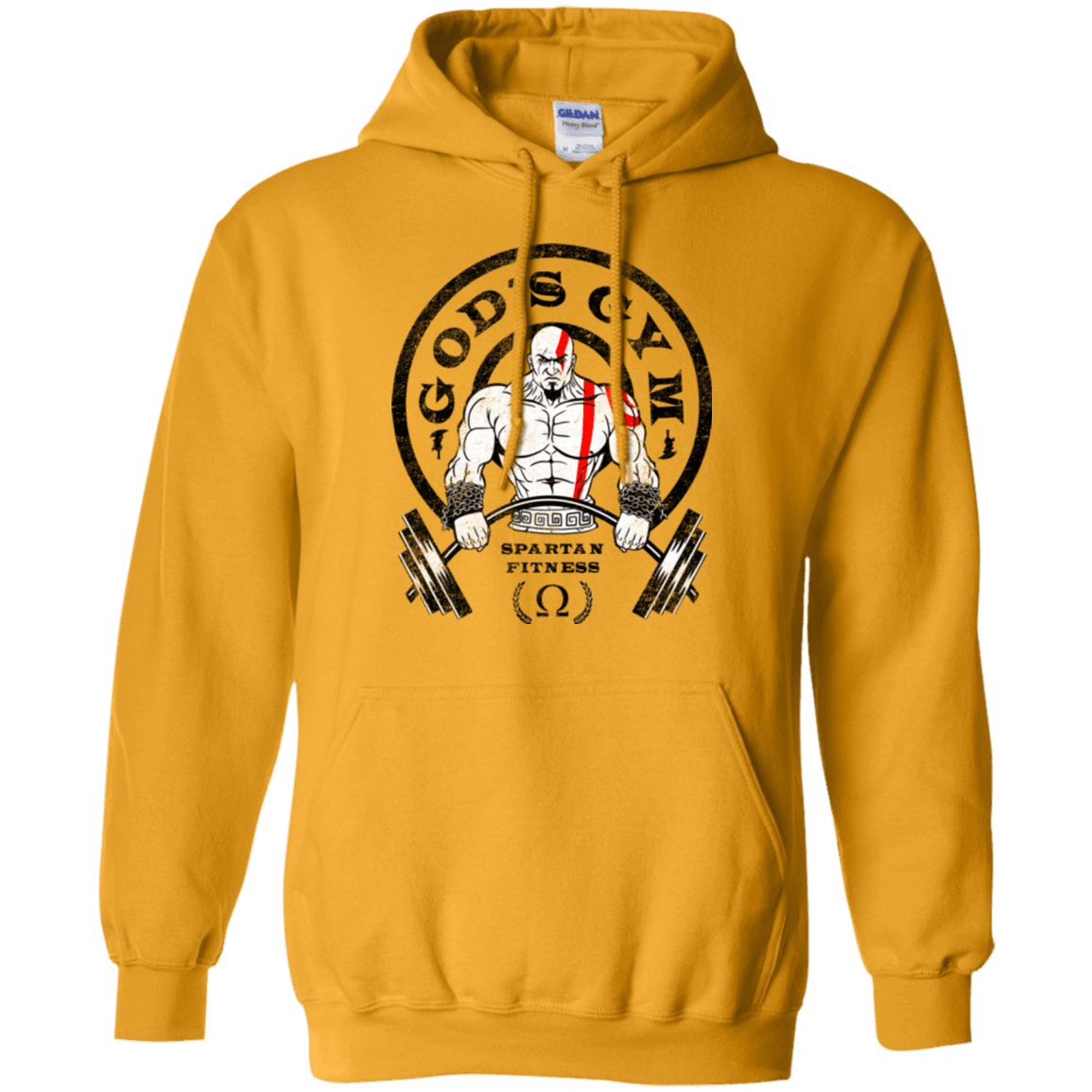 Sweatshirts Gold / Small God's Gym Pullover Hoodie