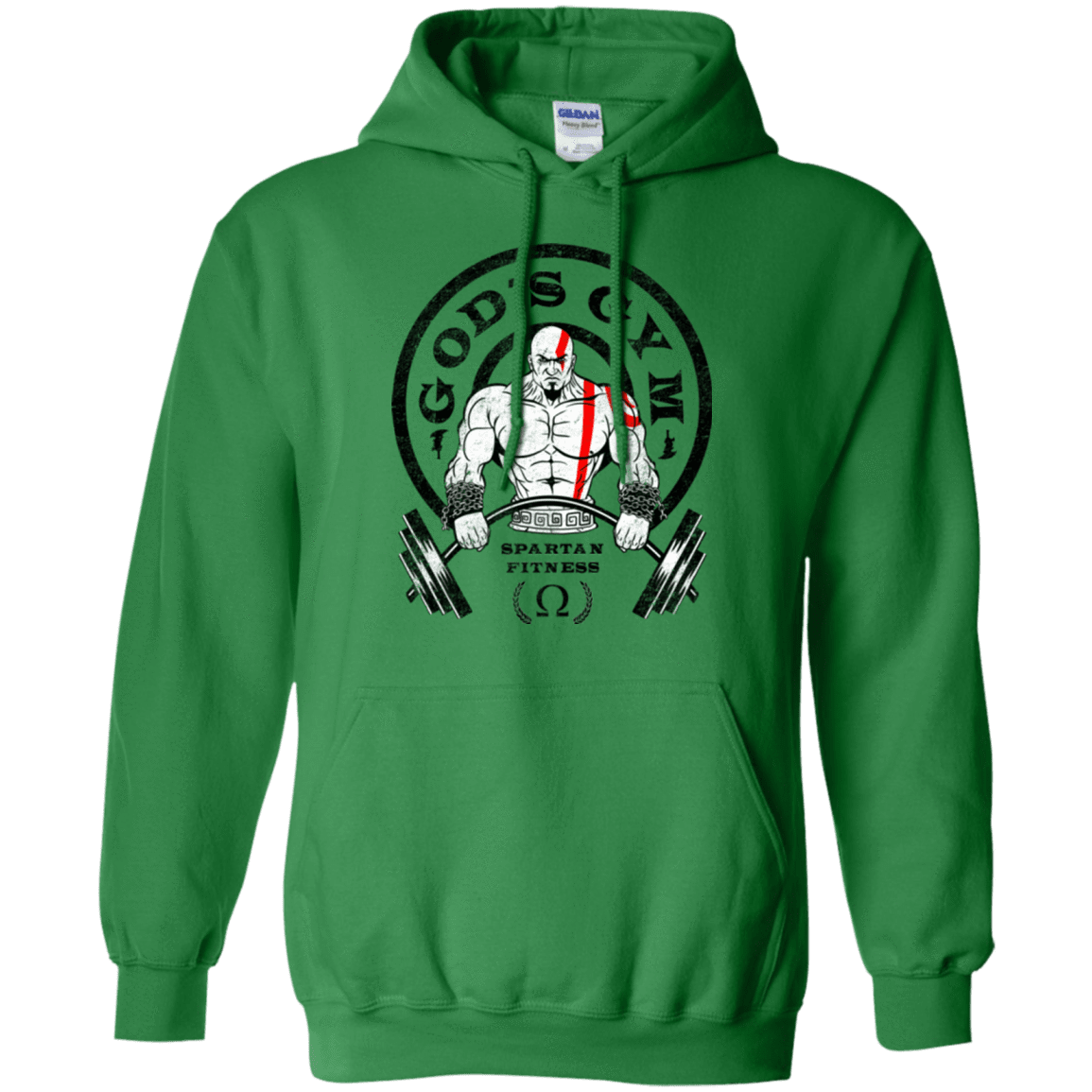 Sweatshirts Irish Green / Small God's Gym Pullover Hoodie