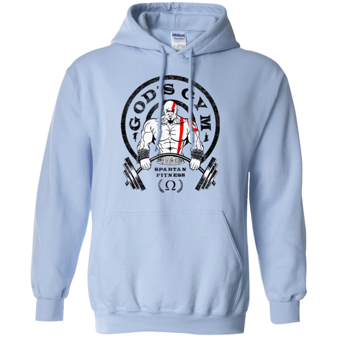 Sweatshirts Light Blue / Small God's Gym Pullover Hoodie