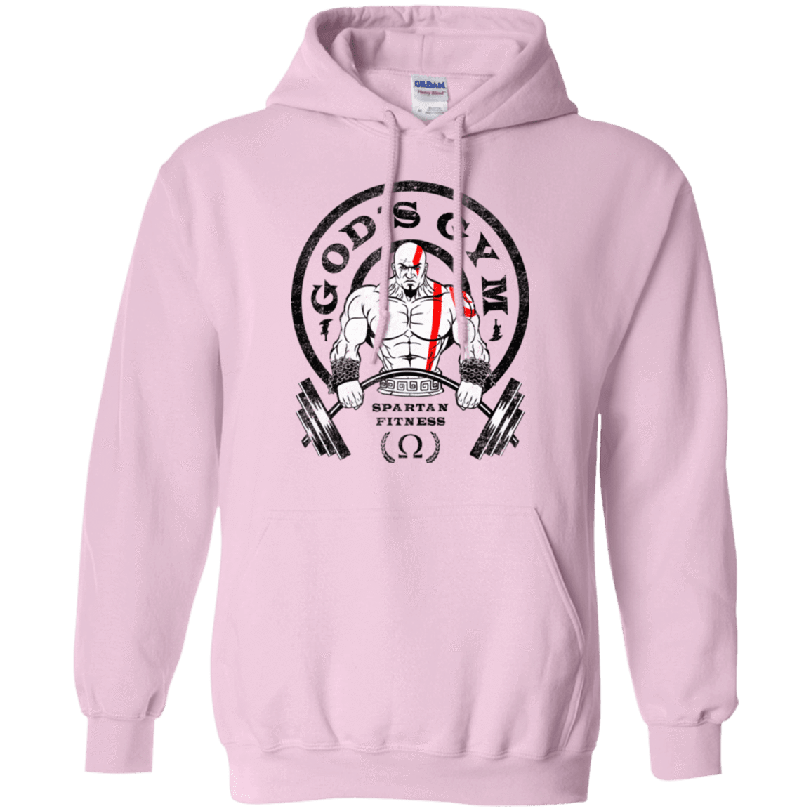 Sweatshirts Light Pink / Small God's Gym Pullover Hoodie