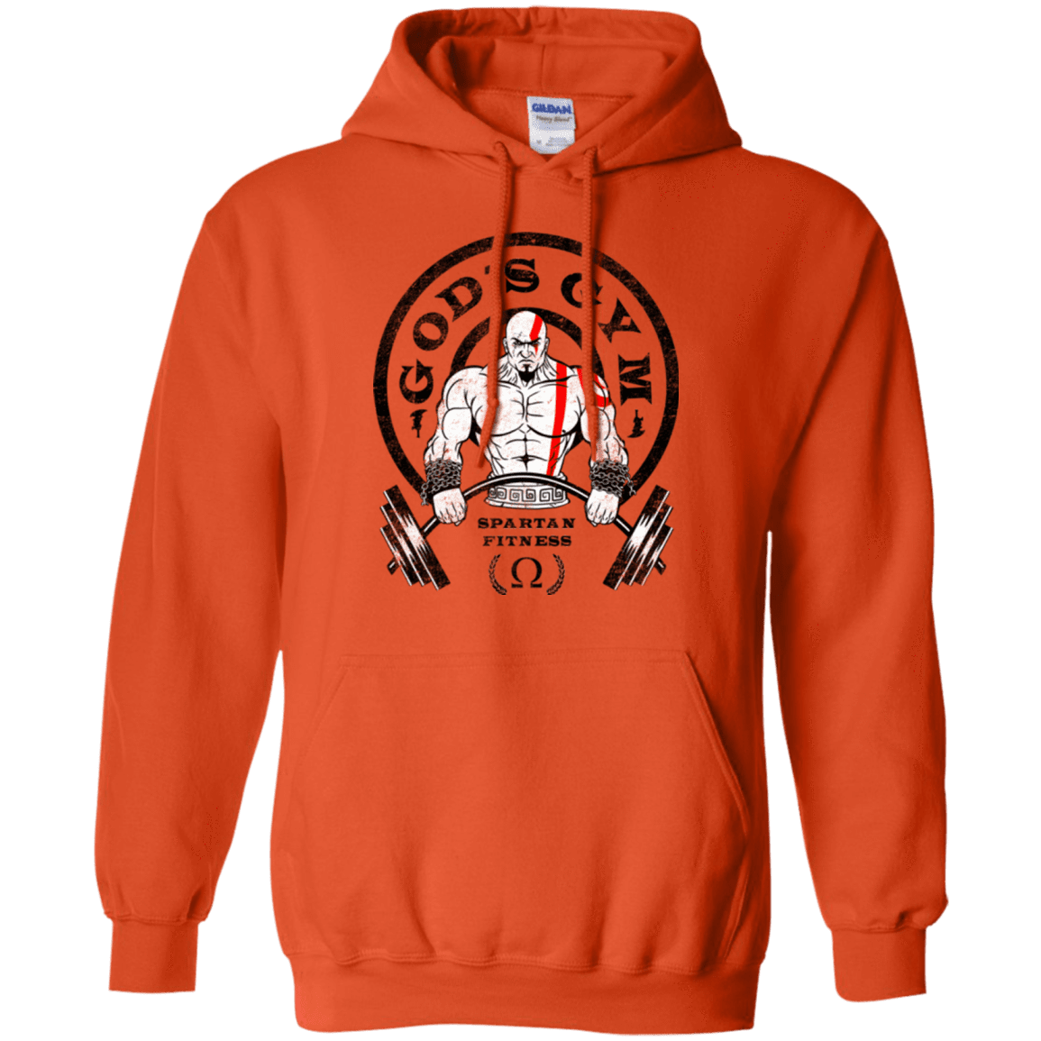 Sweatshirts Orange / Small God's Gym Pullover Hoodie