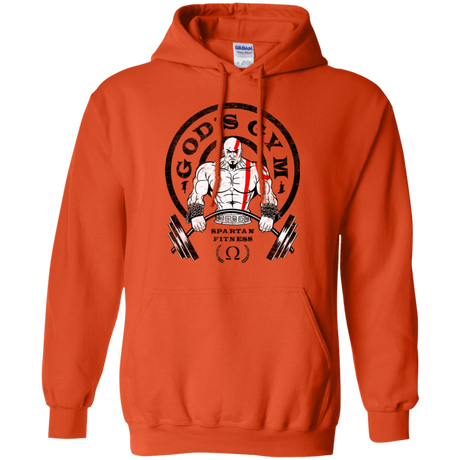 Sweatshirts Orange / Small God's Gym Pullover Hoodie