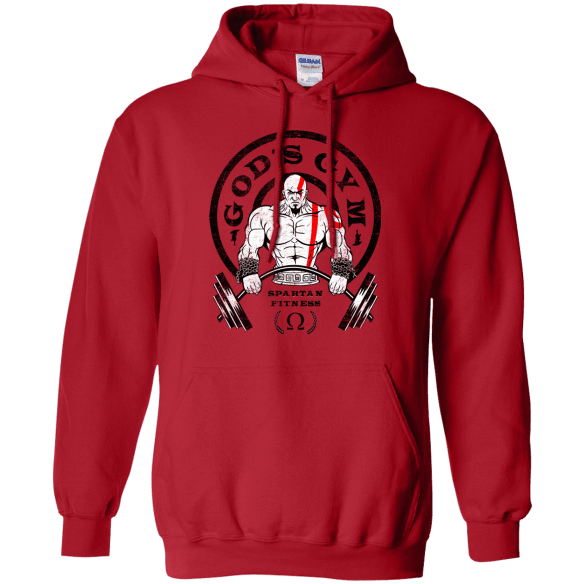 Sweatshirts Red / Small God's Gym Pullover Hoodie