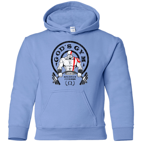 Sweatshirts Carolina Blue / YS God's Gym Youth Hoodie
