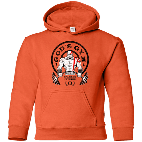 Sweatshirts Orange / YS God's Gym Youth Hoodie