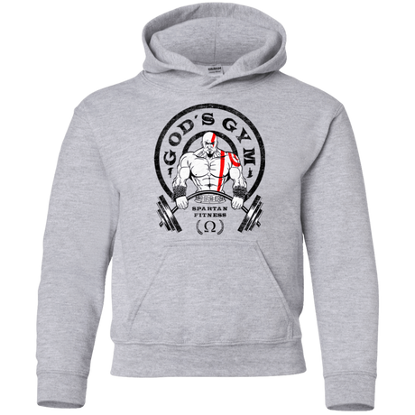 Sweatshirts Sport Grey / YS God's Gym Youth Hoodie