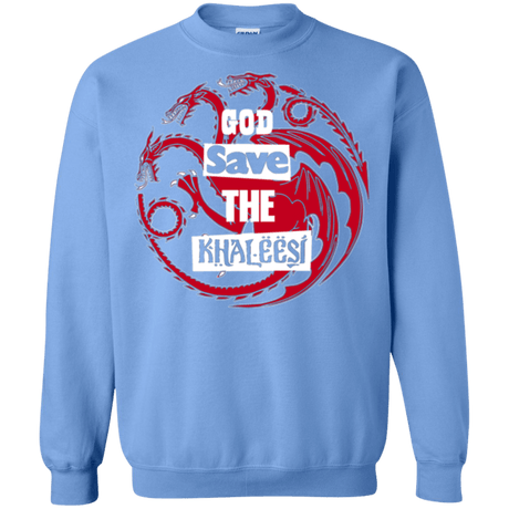 Sweatshirts Carolina Blue / Small God save Crewneck Sweatshirt