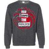 Sweatshirts Dark Heather / Small God save Crewneck Sweatshirt