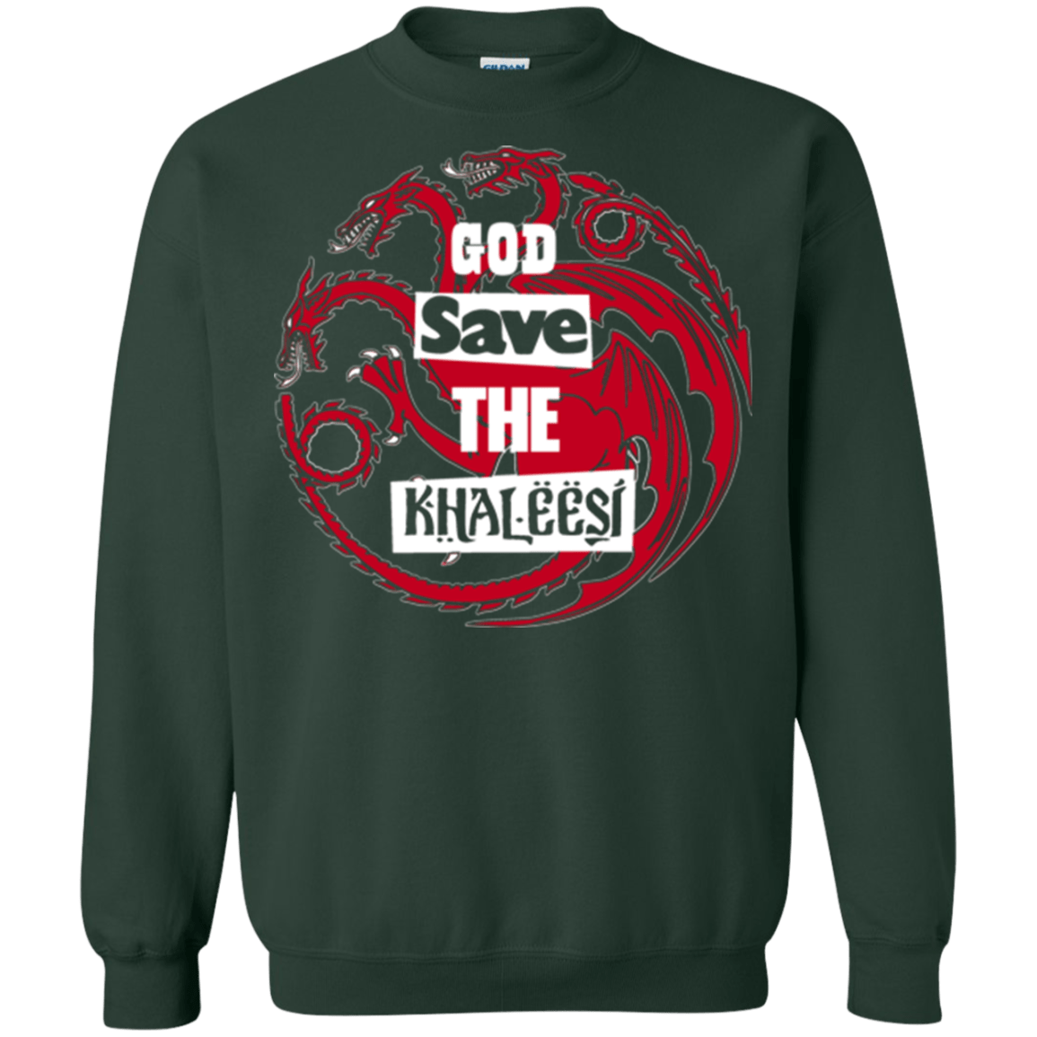 Sweatshirts Forest Green / Small God save Crewneck Sweatshirt