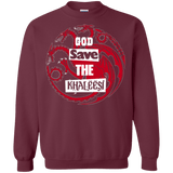 Sweatshirts Maroon / Small God save Crewneck Sweatshirt