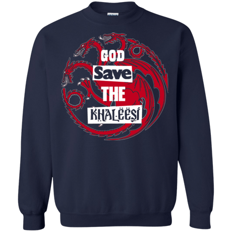 Sweatshirts Navy / Small God save Crewneck Sweatshirt