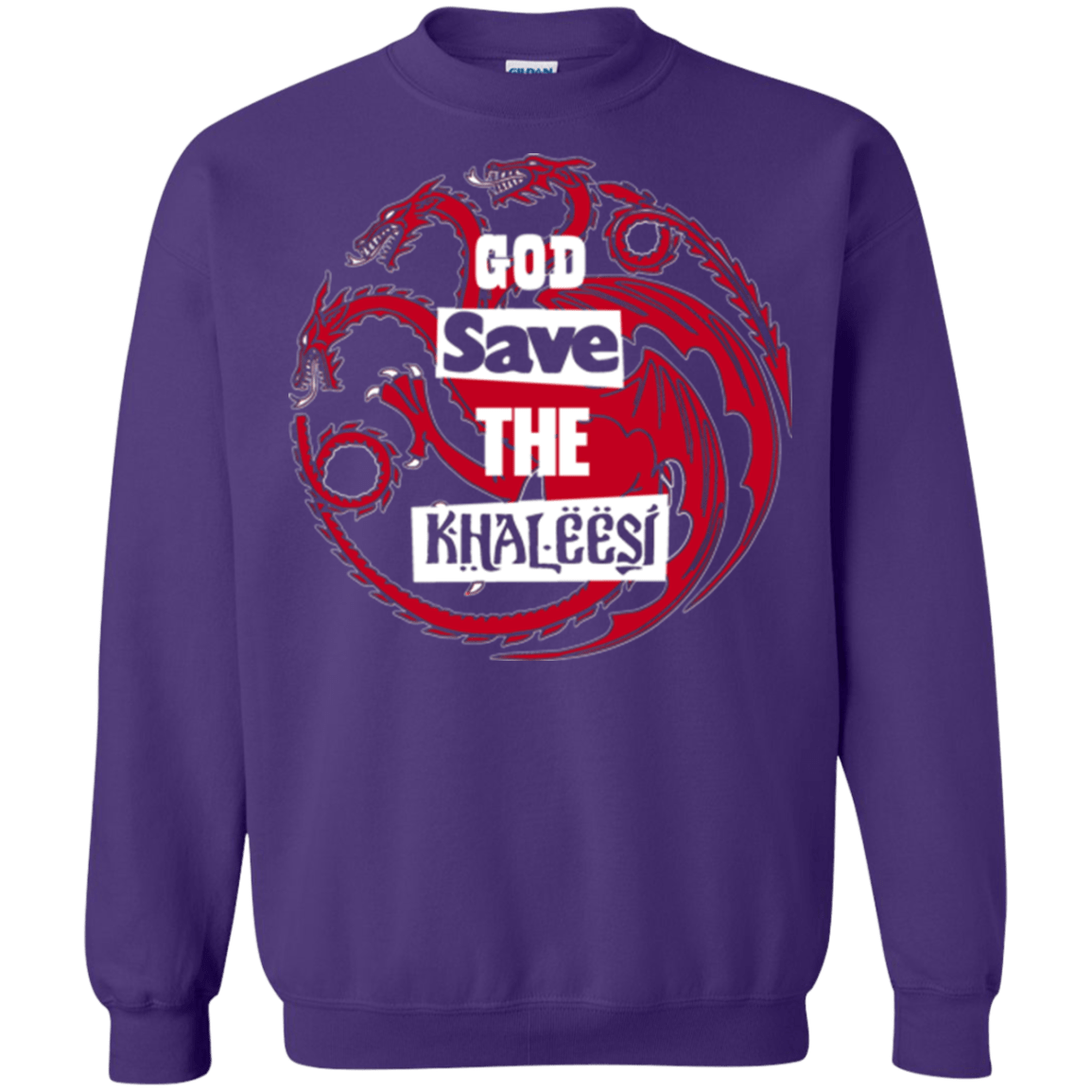 Sweatshirts Purple / Small God save Crewneck Sweatshirt