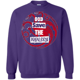 Sweatshirts Purple / Small God save Crewneck Sweatshirt