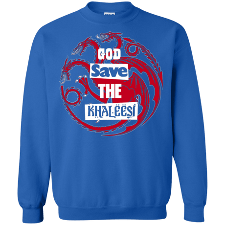 Sweatshirts Royal / Small God save Crewneck Sweatshirt