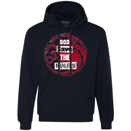 Sweatshirts Navy / Small God save Premium Fleece Hoodie