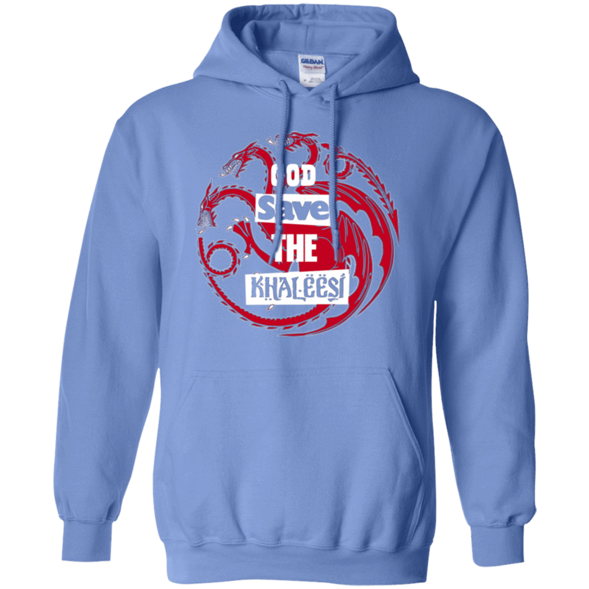 Sweatshirts Carolina Blue / Small God save Pullover Hoodie