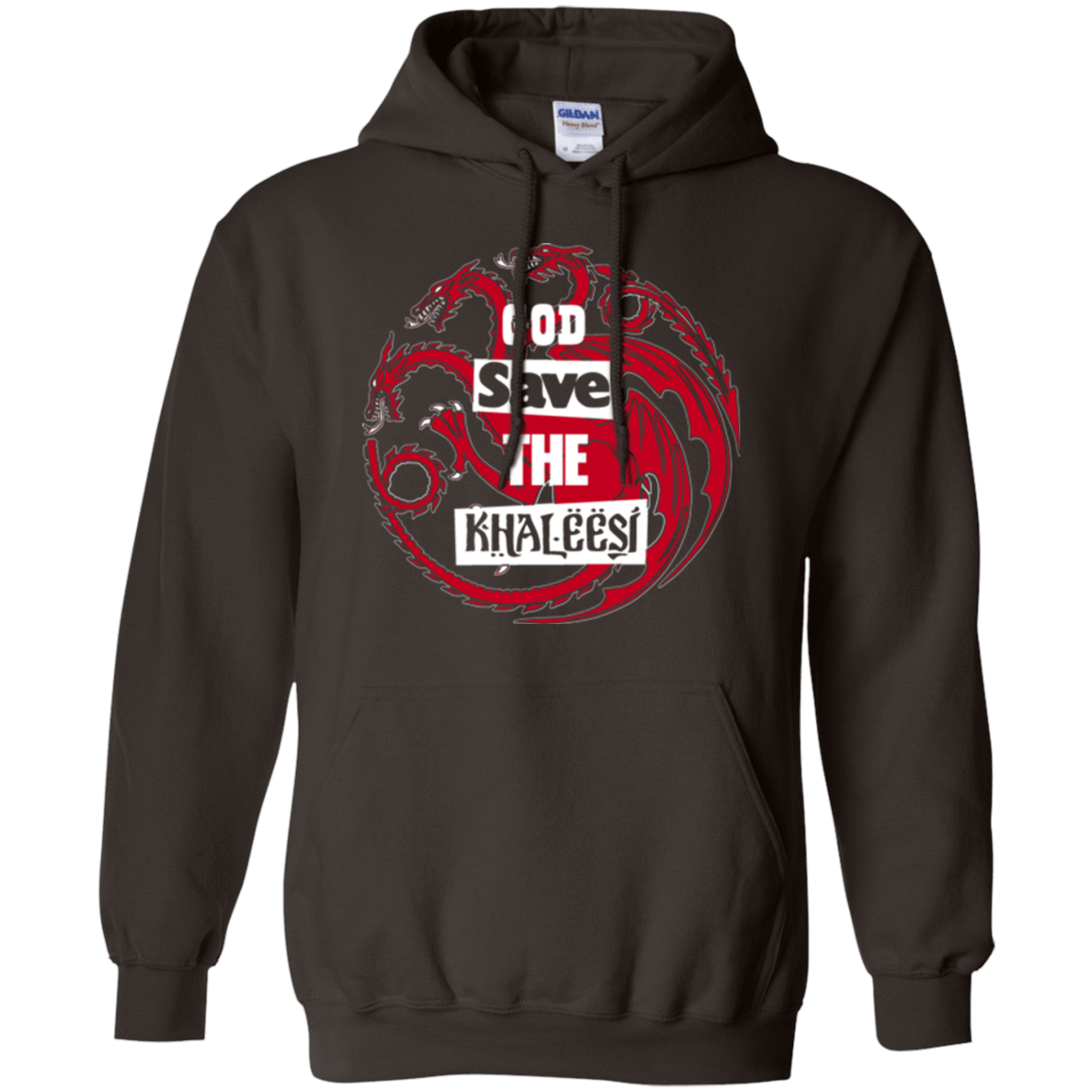 Sweatshirts Dark Chocolate / Small God save Pullover Hoodie