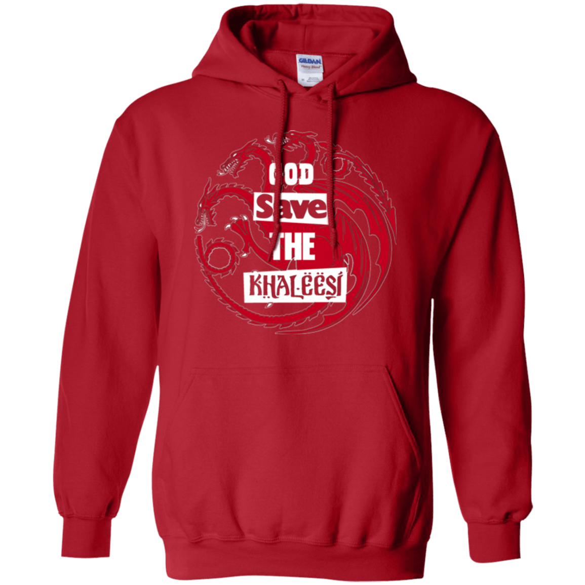 Sweatshirts Red / Small God save Pullover Hoodie