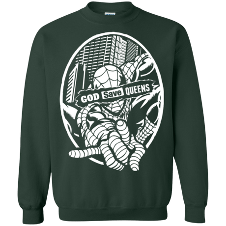 Sweatshirts Forest Green / Small GOD SAVE QUEENS Crewneck Sweatshirt