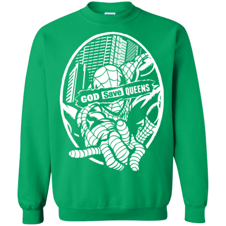 Sweatshirts Irish Green / Small GOD SAVE QUEENS Crewneck Sweatshirt