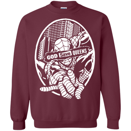 Sweatshirts Maroon / Small GOD SAVE QUEENS Crewneck Sweatshirt