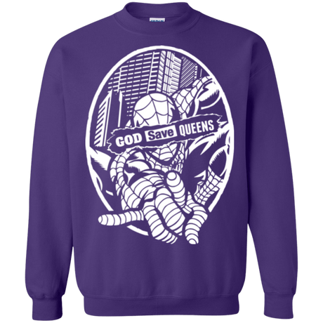 Sweatshirts Purple / Small GOD SAVE QUEENS Crewneck Sweatshirt