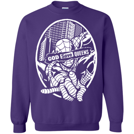 Sweatshirts Purple / Small GOD SAVE QUEENS Crewneck Sweatshirt