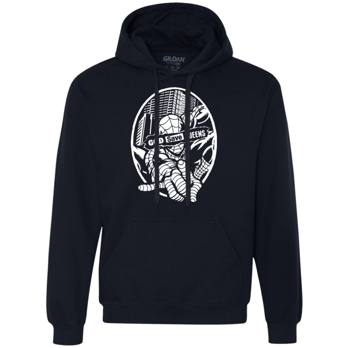 Sweatshirts Navy / Small GOD SAVE QUEENS Premium Fleece Hoodie